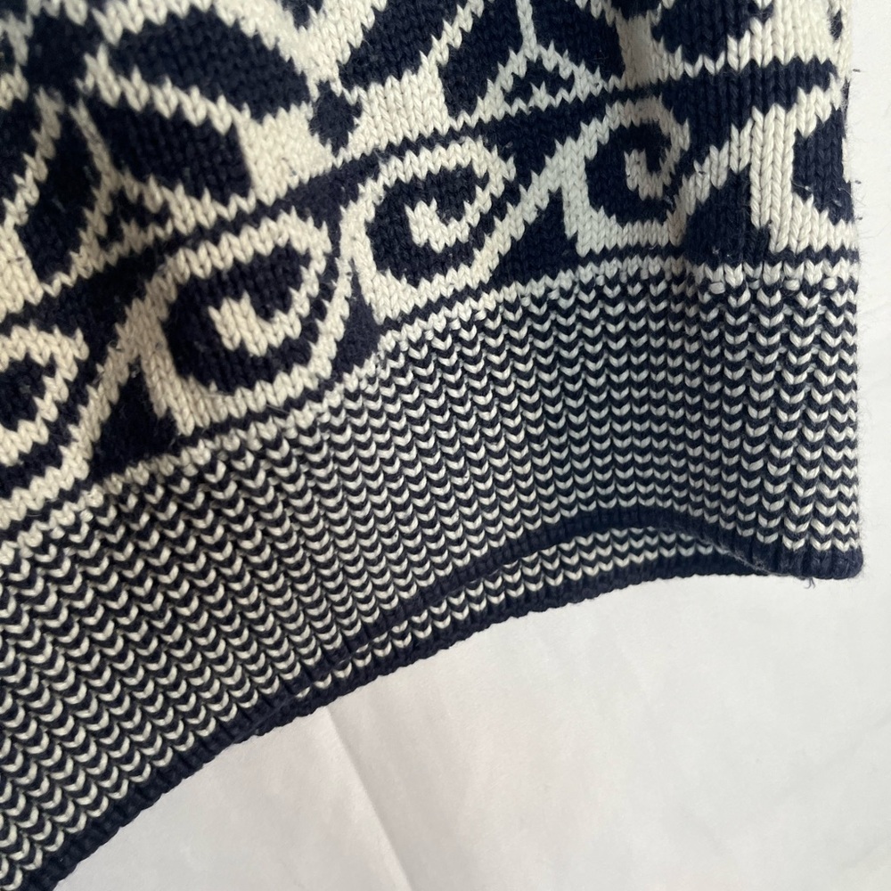 Vintage Knights Terrace Compass Rose Graphic Knit Sweater • Aesthetic Retro 90s - Picture 9 of 11